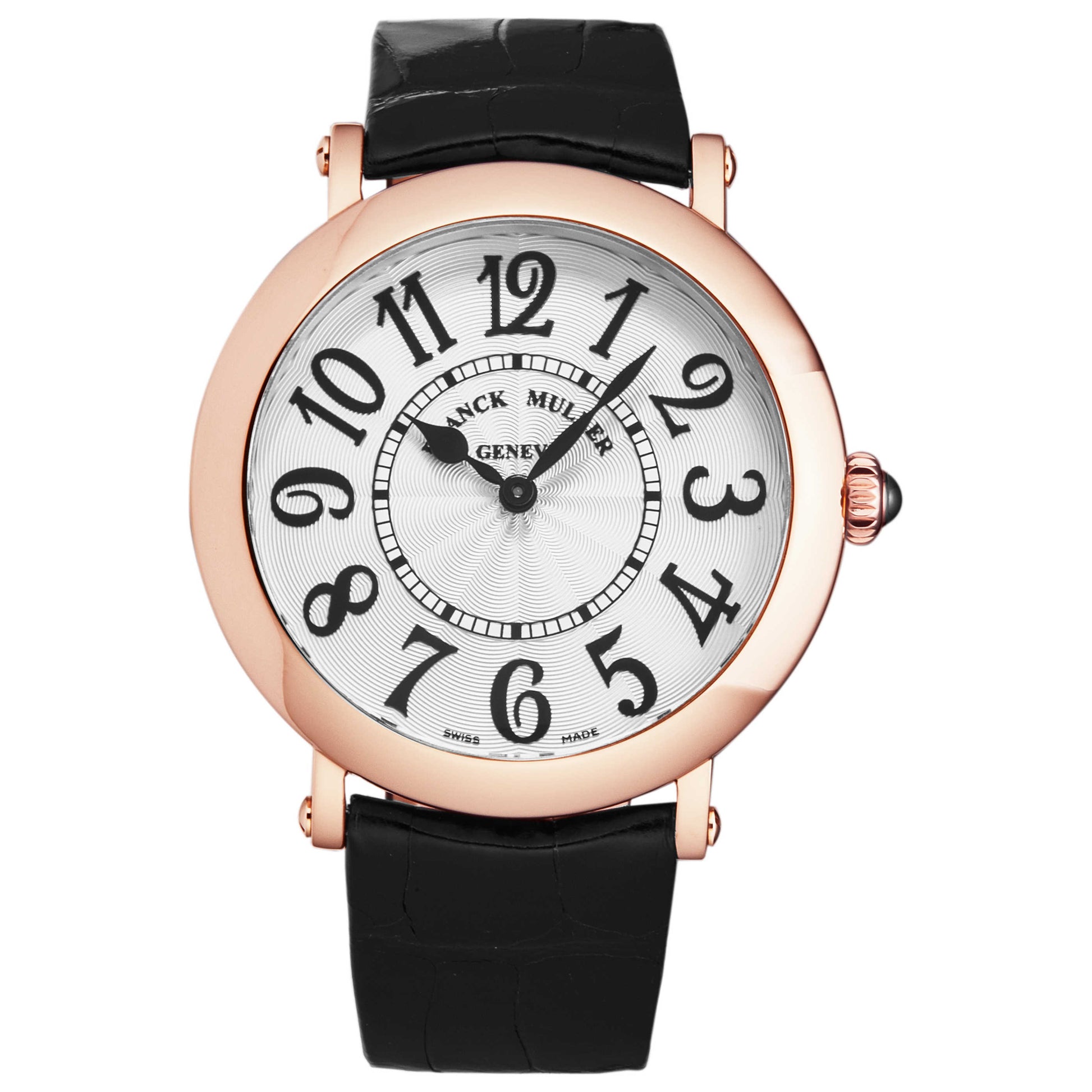 Front view of Franck Muller Round Women's Quartz Watch 8038QZV5NSIL