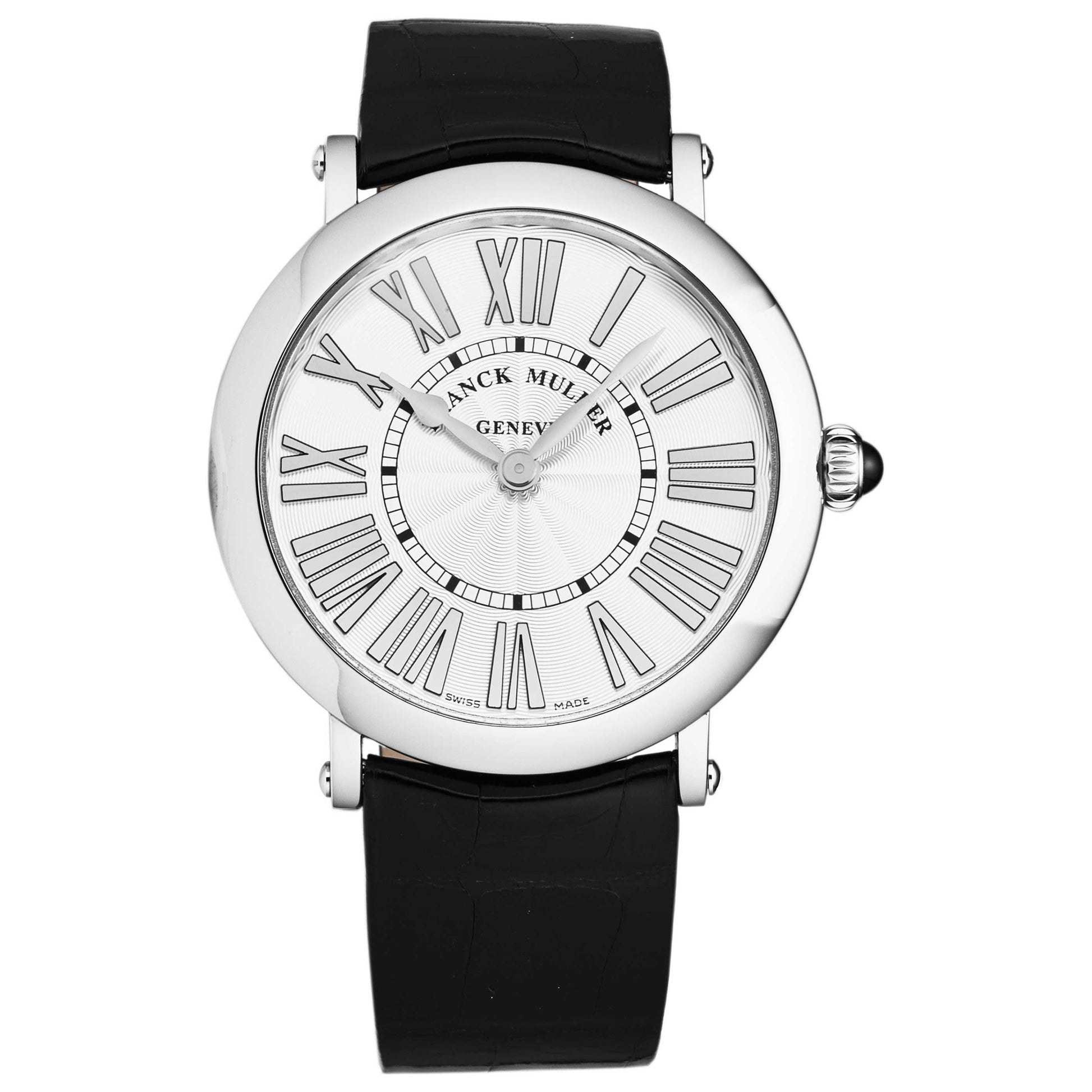 Front view of Franck Muller Round Men's Quartz Watch 8041QZRELRACSIL