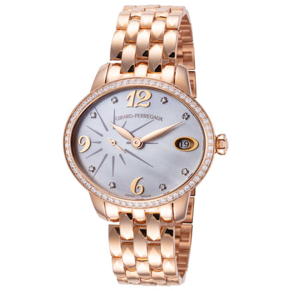 Front view of Girard-Perregaux Cat's Eye Women's Automatic Watch 80484D52A761-52A