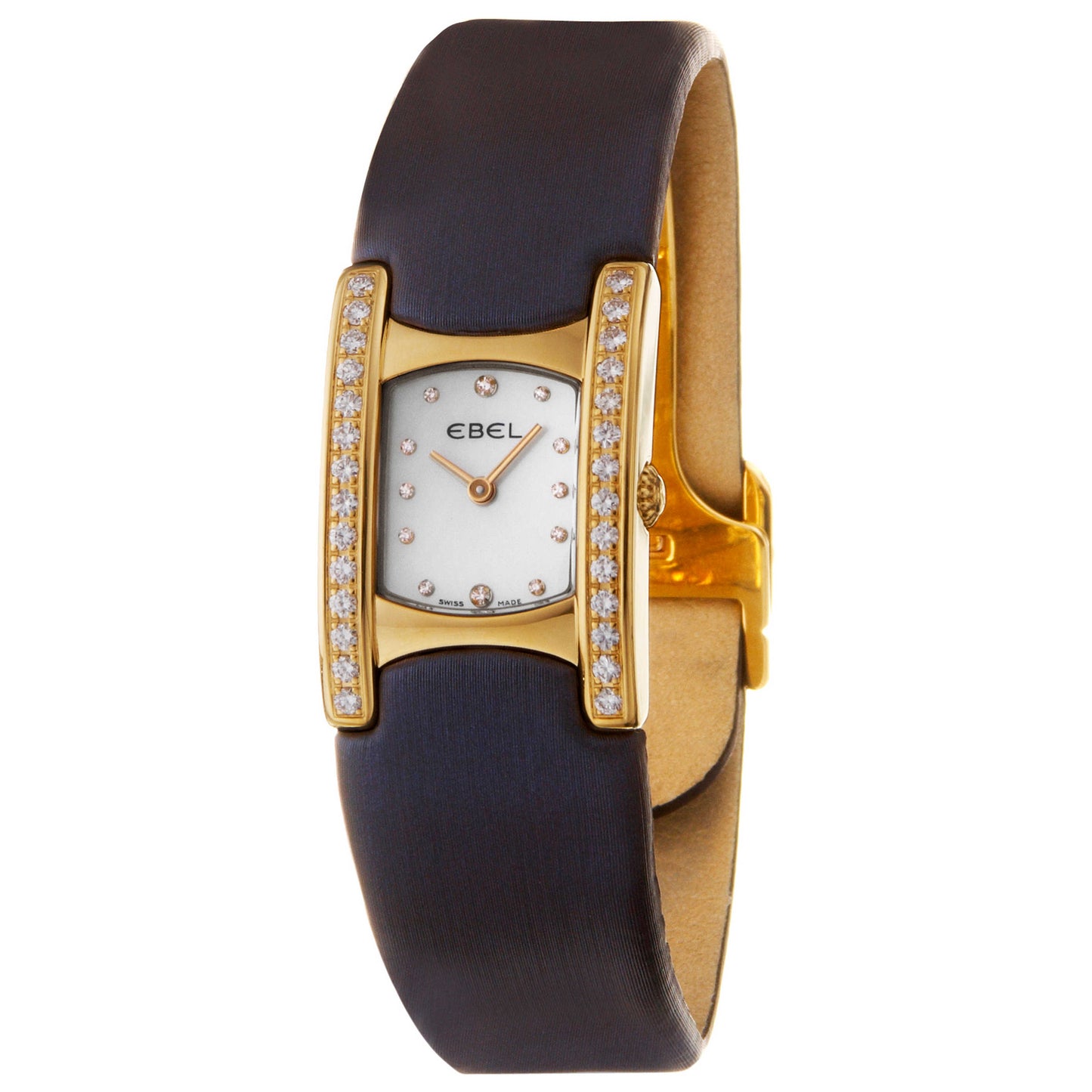 Front view of Ebel Beluga Manchette Women's Swiss Quartz (Battery-Powered) Watch 8057A28-1991035A09