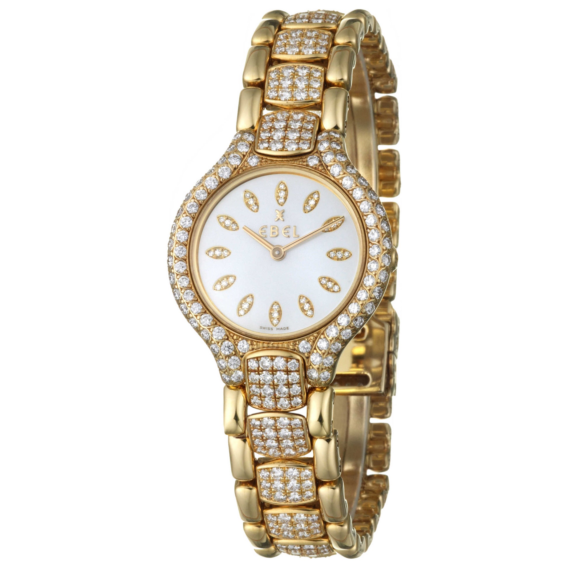 Front view of Ebel Beluga Women's Swiss Quartz (Battery-Powered) Watch 8066969-29652