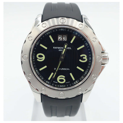 Front view of Raymond Weil RW Sport Men's Swiss Quartz (Battery-Powered) Watch 8100-SR1-05207-PO3