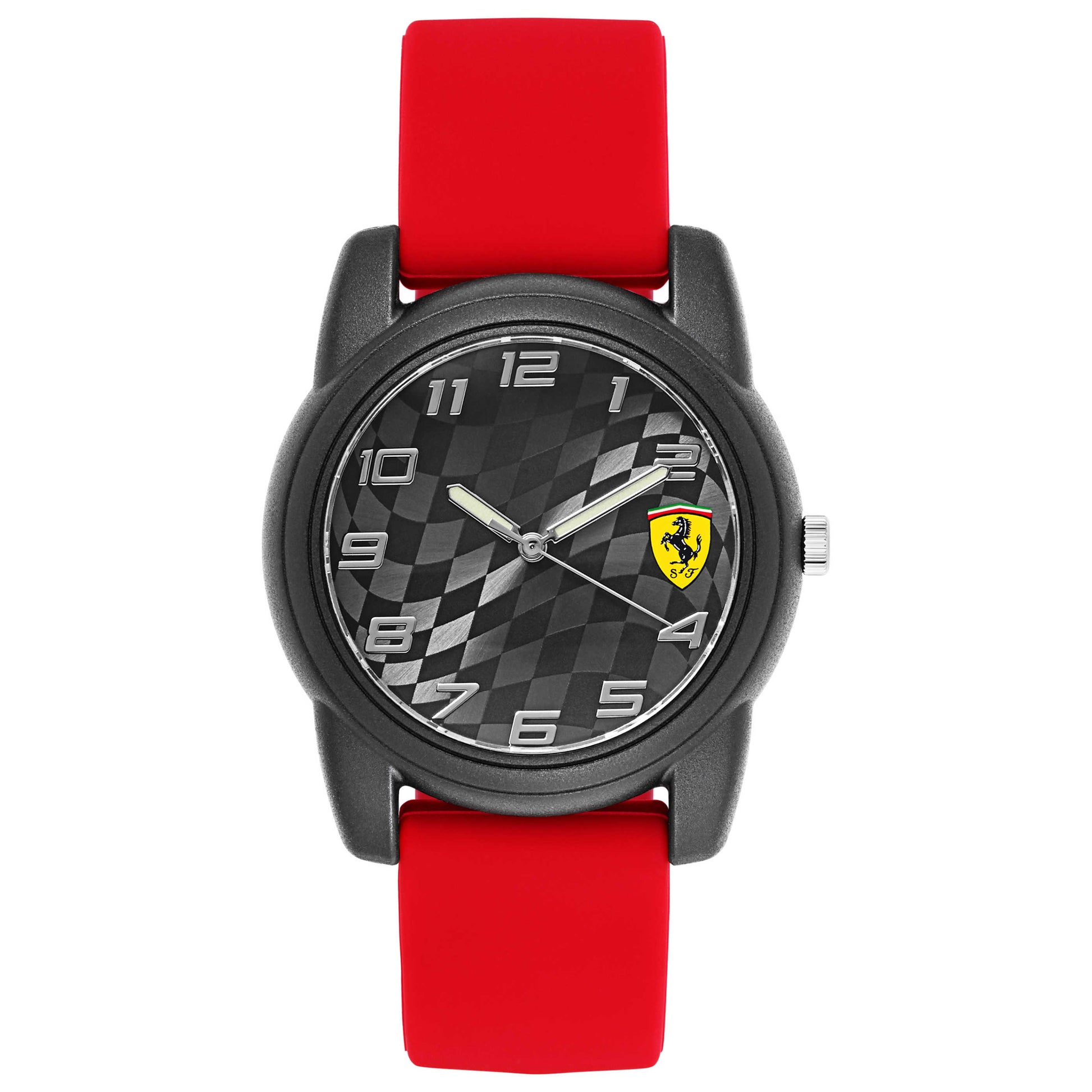 Front view of Ferrari Young Collection Men's Japanese Quartz (Battery-Powered) Watch 810008