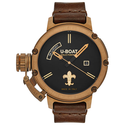 Front view of U-Boat Chimera Men's Automatic Watch 8100
