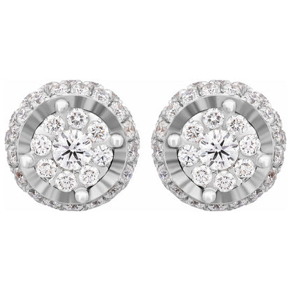 Front view of Salvini by Damiani Women's Earrings 81081871
