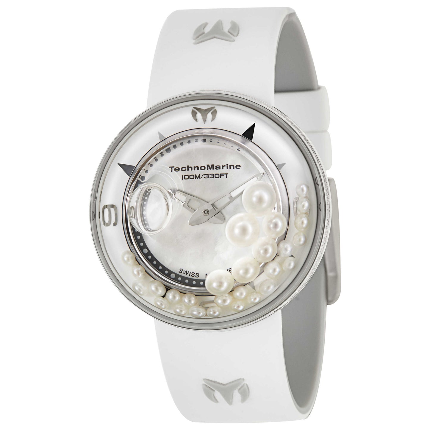 Front view of TechnoMarine Aquasphere Women's Swiss Quartz (Battery-Powered) Watch 813004