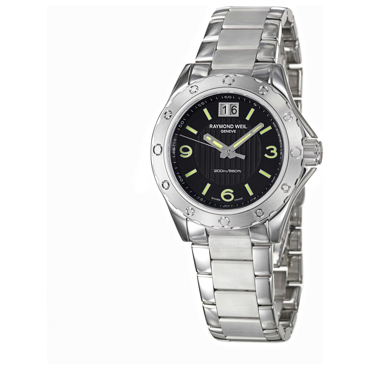 Front view of Raymond Weil RW Sport Men's Swiss Quartz (Battery-Powered) Watch 8150-ST-05207