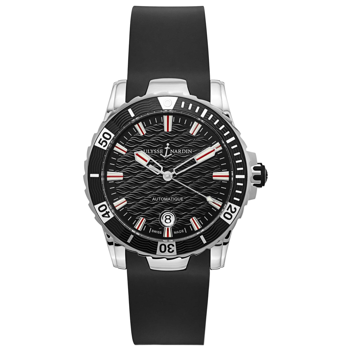 Front view of Ulysse Nardin Lady Diver Women's Automatic Watch 8153-180-3-02