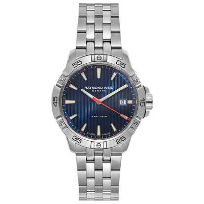 Front view of Raymond Weil Tango Men's Swiss Quartz (Battery-Powered) Watch 8160-ST2-50001