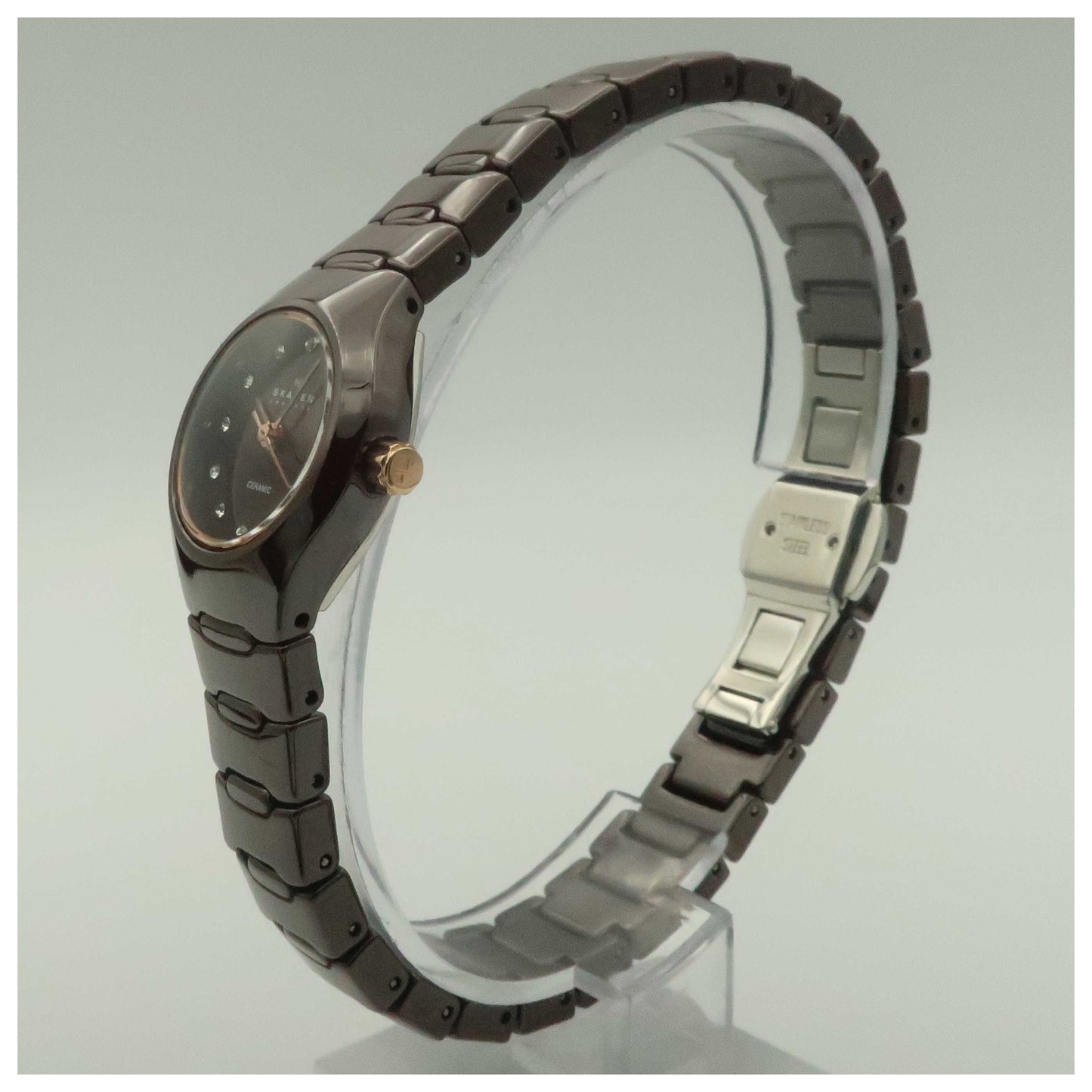 Skagen Ceramic Women's Japanese Quartz (Battery-Powered) Watch 816XSDXC1-PO - Image #4