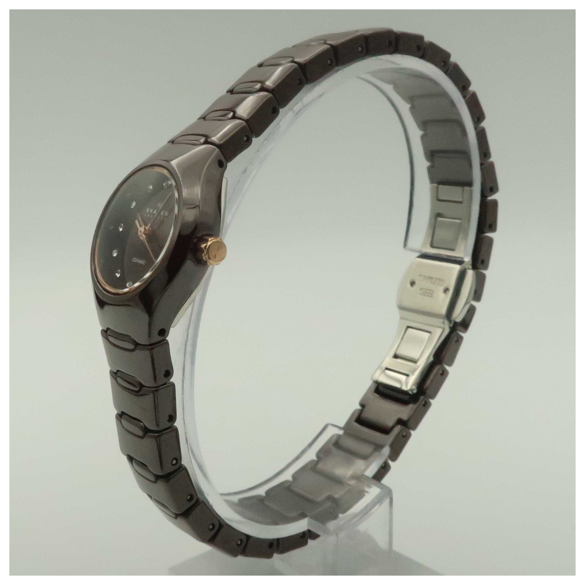 Skagen Ceramic Women's Japanese Quartz (Battery-Powered) Watch 816XSDXC1-PO - Image #4