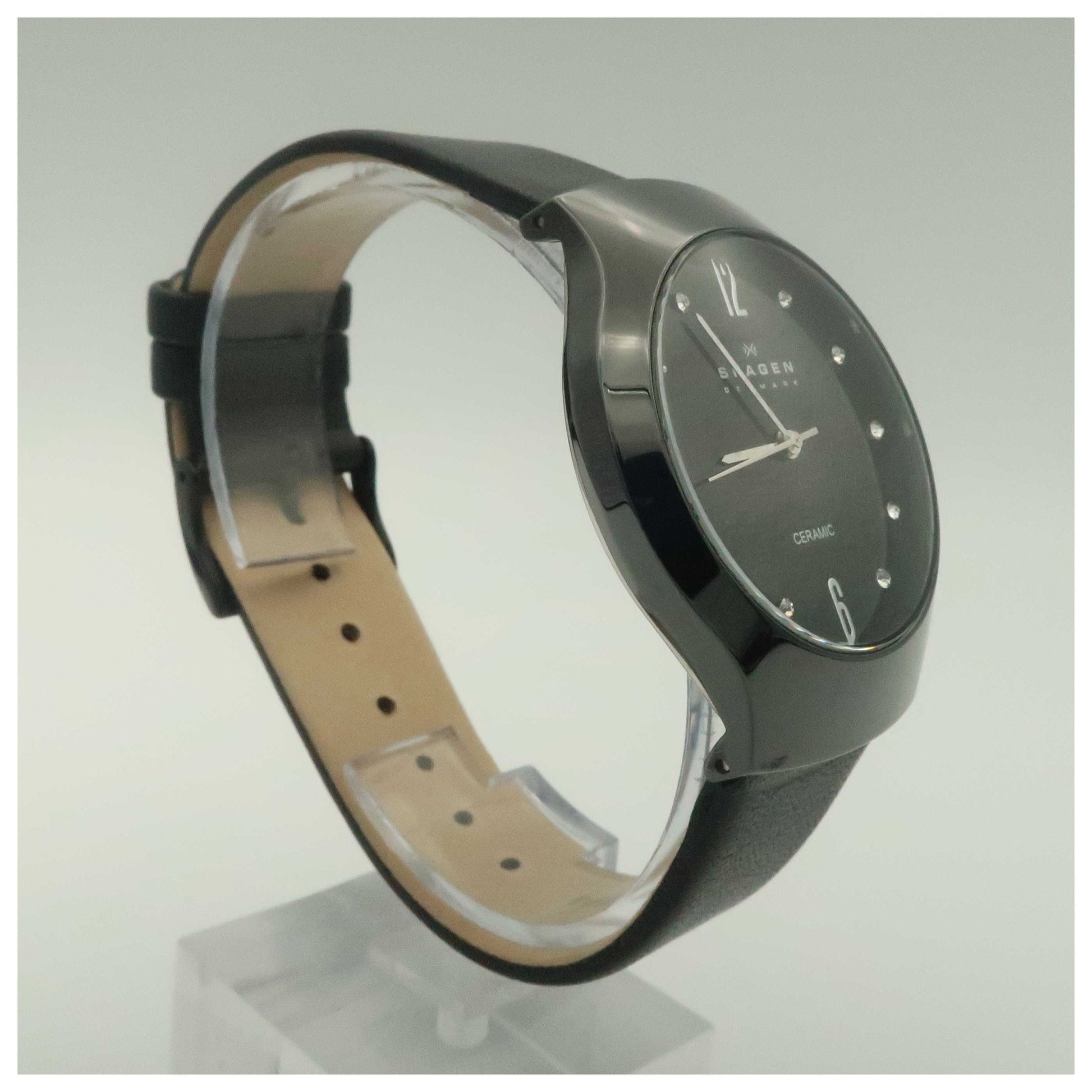 Skagen Ceramic Women's Japanese Quartz (Battery-Powered) Watch 817SBLBC-SD - Image #3