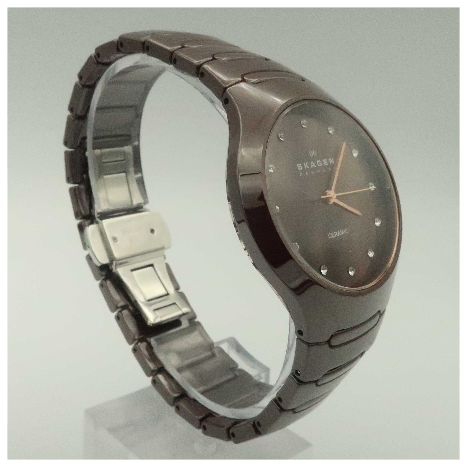 Skagen Ceramic Women's Japanese Quartz (Battery-Powered) Watch 817SDXCR-SDV - Image #3