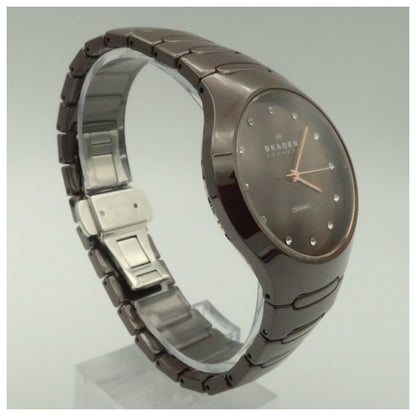 Skagen Ceramic Women's Japanese Quartz (Battery-Powered) Watch 817SDXCR-SDV - Image #3