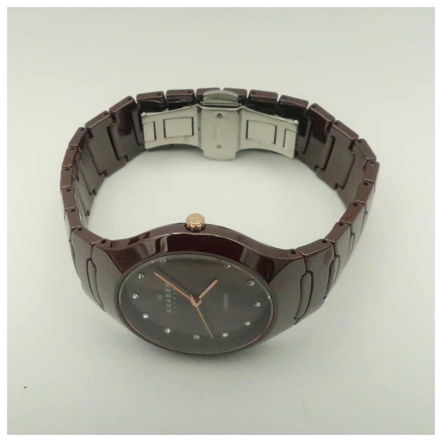 Skagen Ceramic Women's Japanese Quartz (Battery-Powered) Watch 817SDXCR-SDV - Image #8
