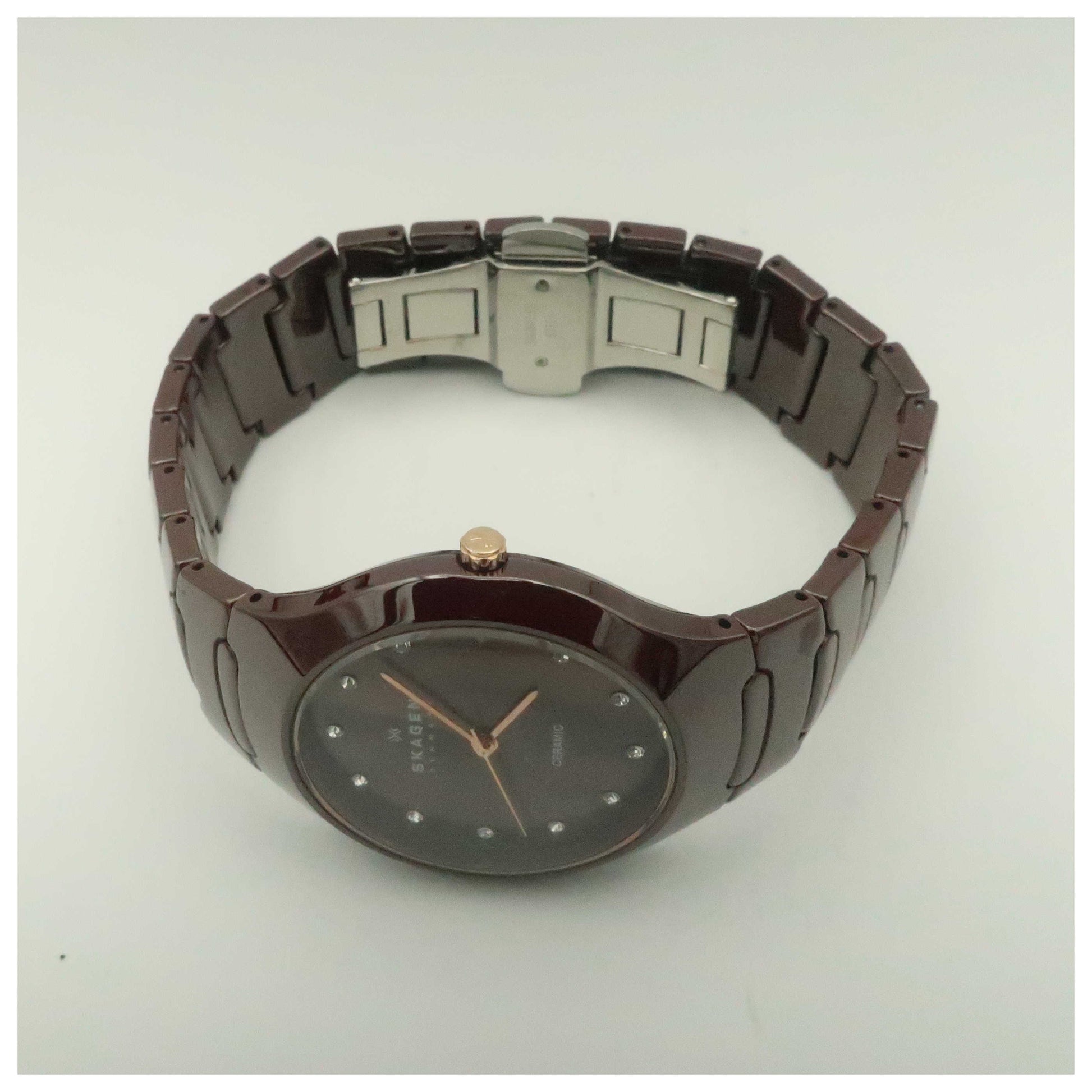 Skagen Ceramic Women's Japanese Quartz (Battery-Powered) Watch 817SDXCR-SDV - Image #8