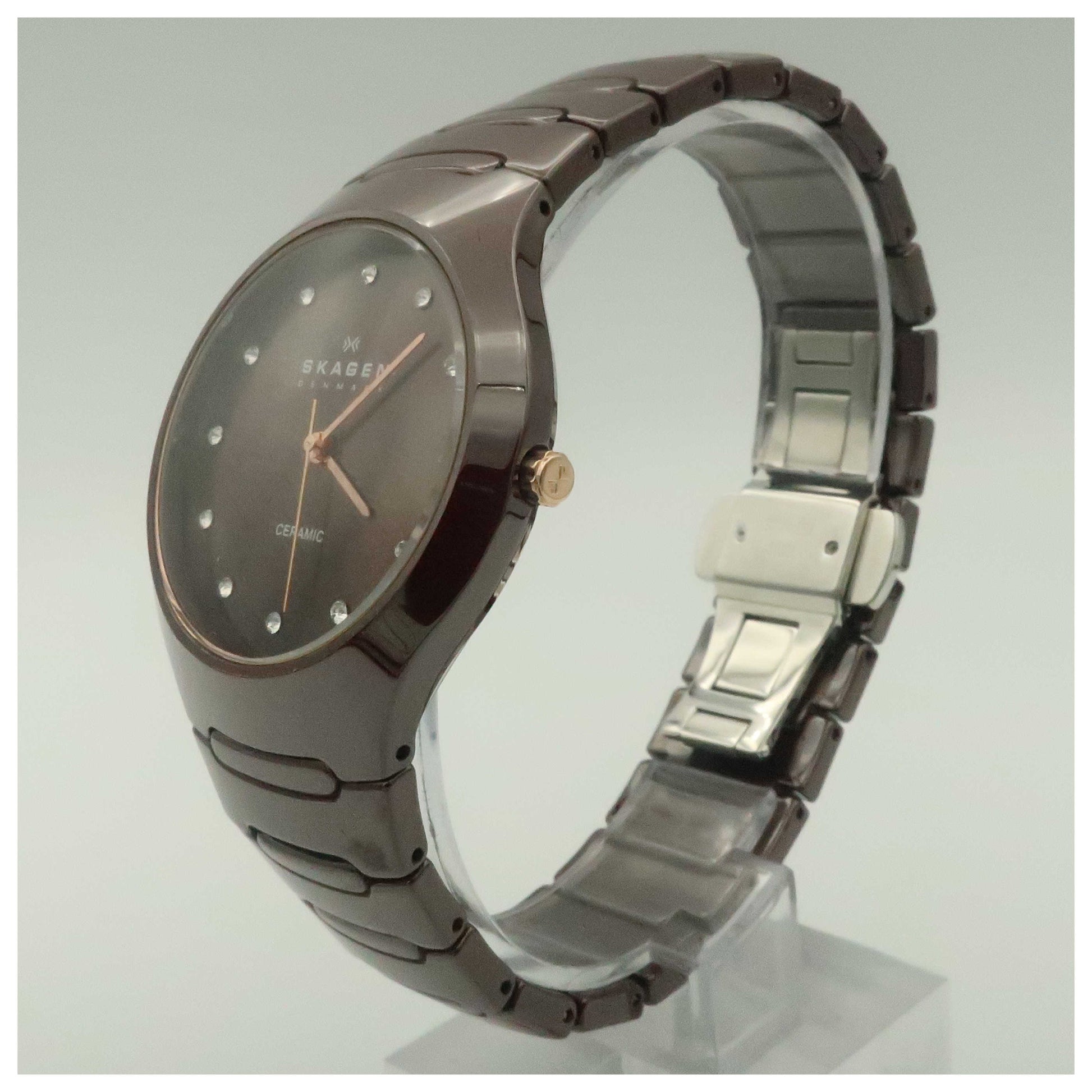 Skagen Ceramic Women's Japanese Quartz (Battery-Powered) Watch 817SDXCR-SDV - Image #4