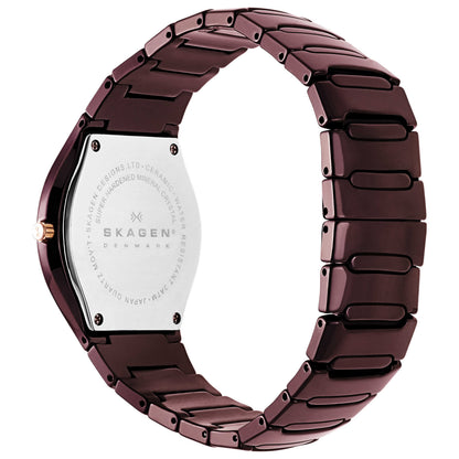 Skagen Ceramic Women's Japanese Quartz (Battery-Powered) Watch 817SDXCR - Image #2