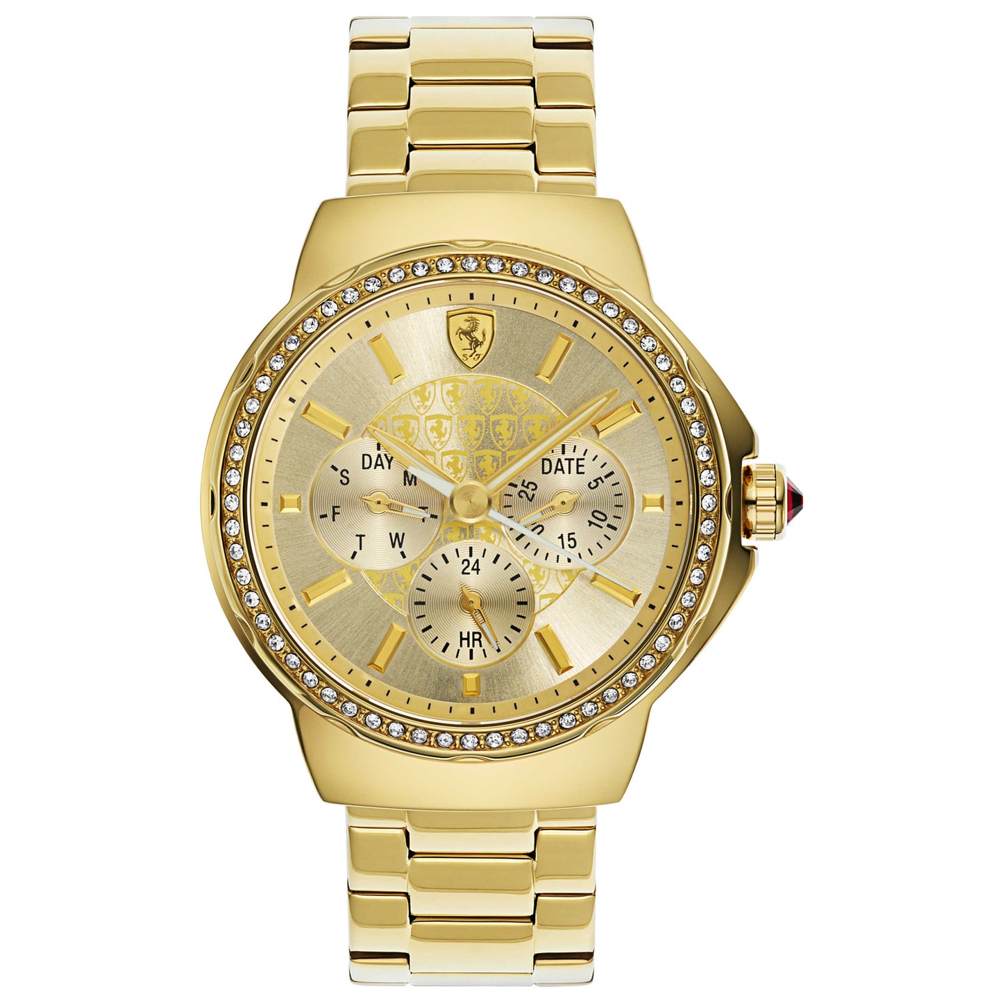 Front view of Ferrari Donna Women's Japanese Quartz (Battery-Powered) Watch 820016