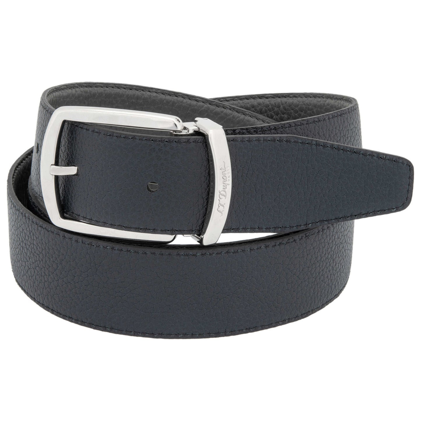 Front view of S.T. Dupont Line D Men's Belt 8210180