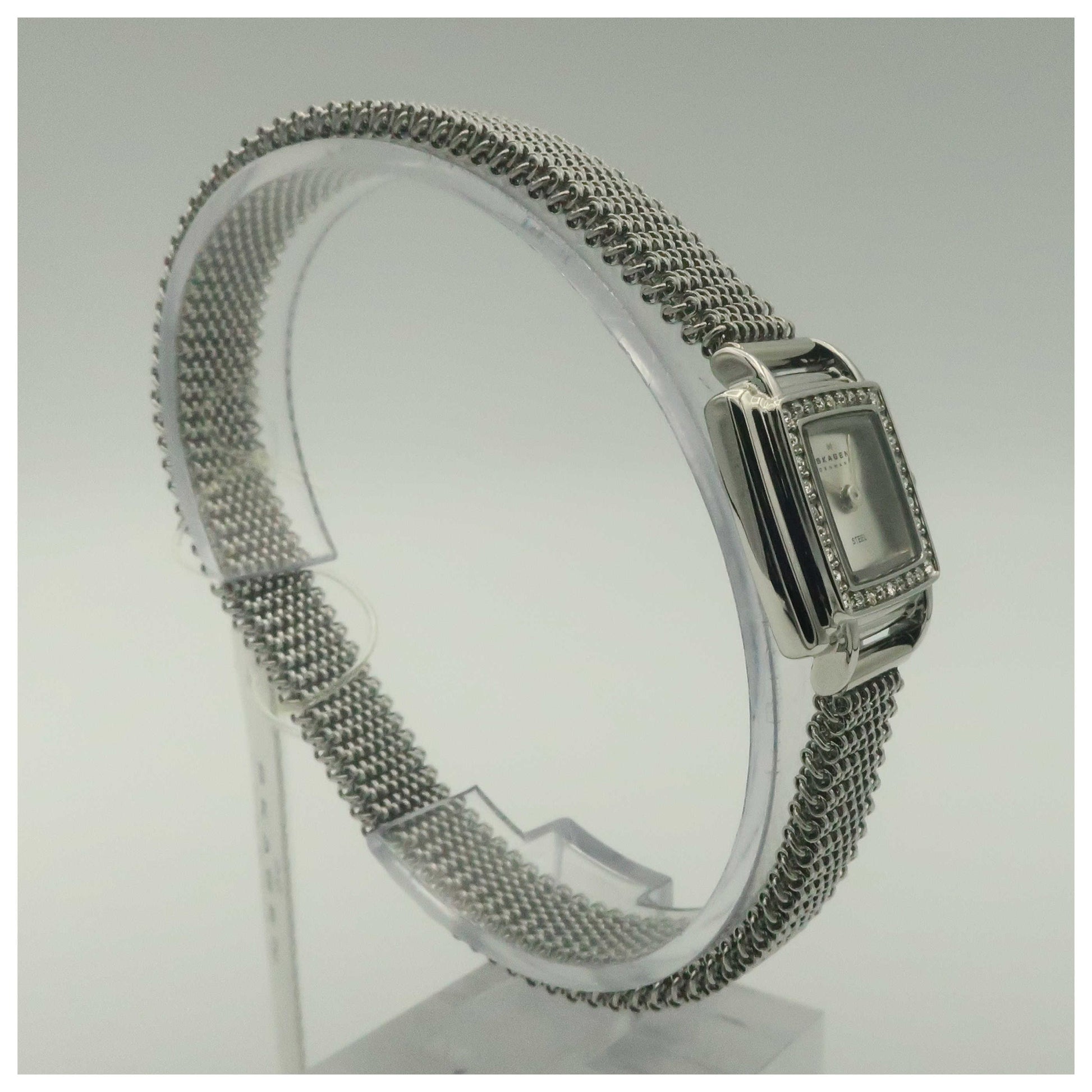 Skagen Mesh Women's Japanese Quartz (Battery-Powered) Watch 821XSSS1-PO - Image #3