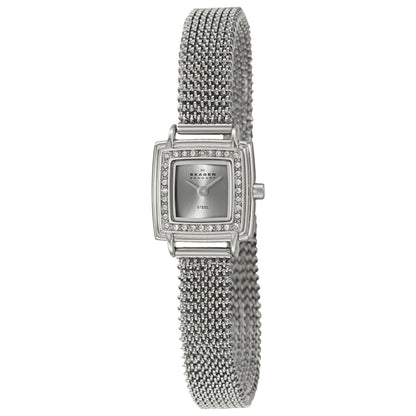 Front view of Skagen Mesh Women's Japanese Quartz (Battery-Powered) Watch 821XSSS1