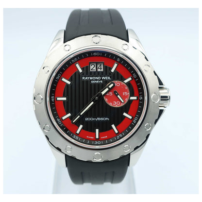 Front view of Raymond Weil RW Sport Men's Swiss Quartz (Battery-Powered) Watch 8300-SR1-20041-SDV
