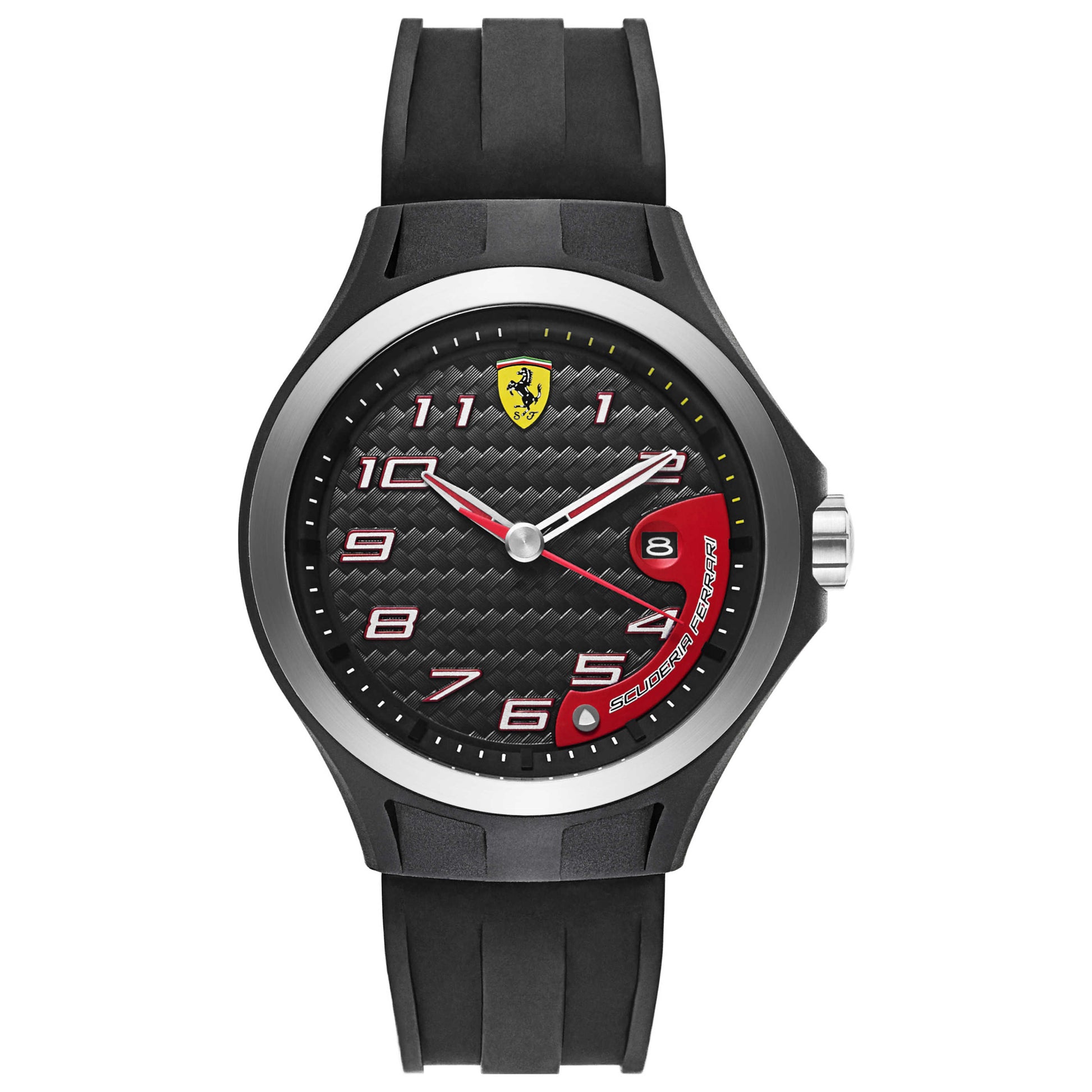 Front view of Ferrari Lap Time Men's Japanese Quartz (Battery-Powered) Watch 830012