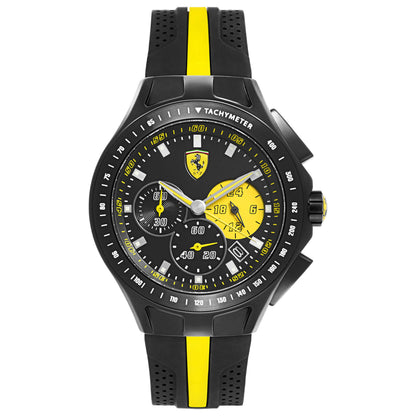 Front view of Ferrari Race Day Men's Japanese Quartz (Battery-Powered) Watch 830025