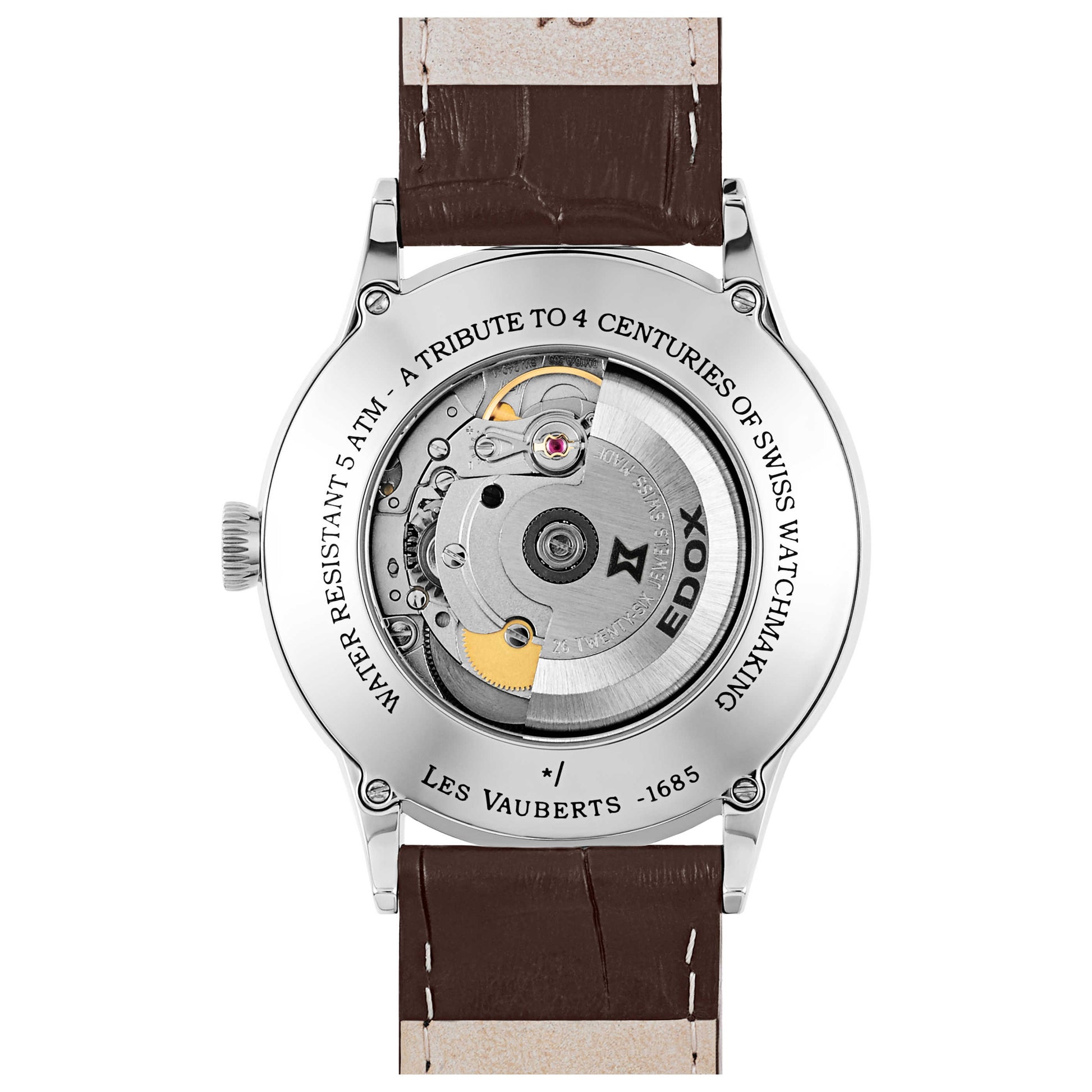 Edox Men's Automatic Watch 83007-3-AR - Image #2
