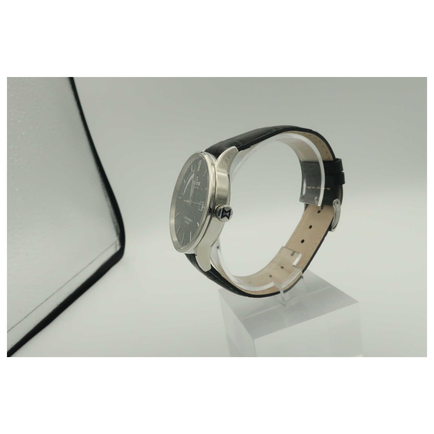 Edox Les Vauberts Men's Automatic Watch 83007-3-NIN-SDV - Image #4