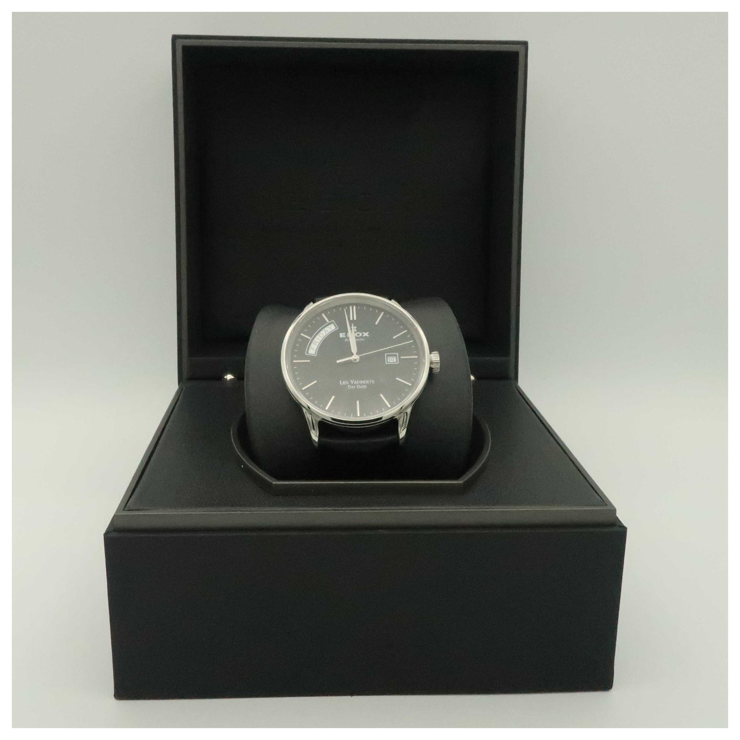 Edox Les Vauberts Men's Automatic Watch 83007-3-NIN-SDV - Image #6