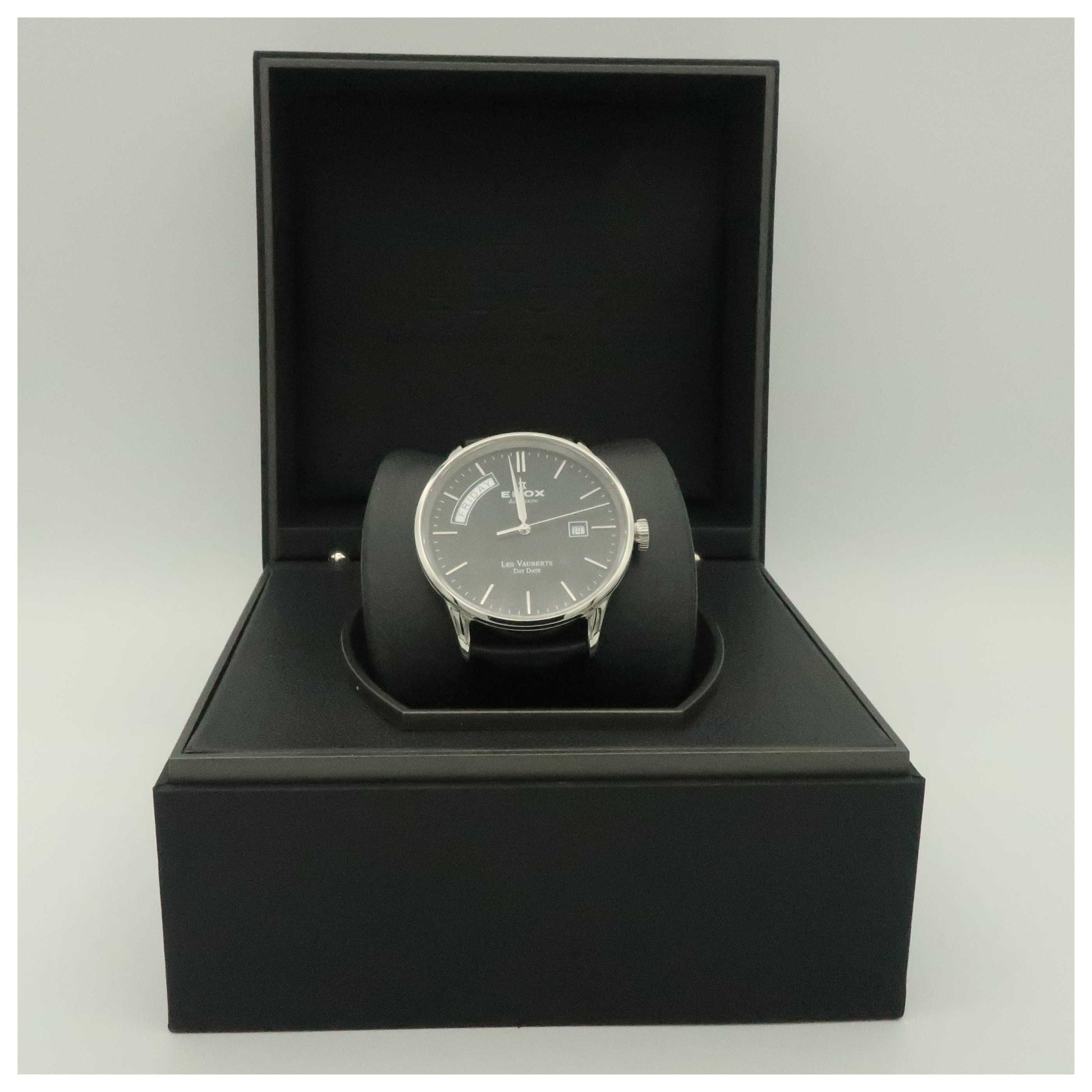Edox Les Vauberts Men's Automatic Watch 83007-3-NIN-SDV - Image #6
