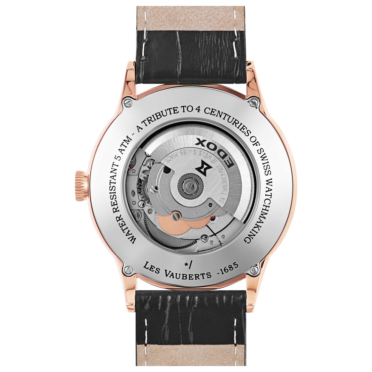 Edox Men's Automatic Watch 83007-37R-AR - Image #2