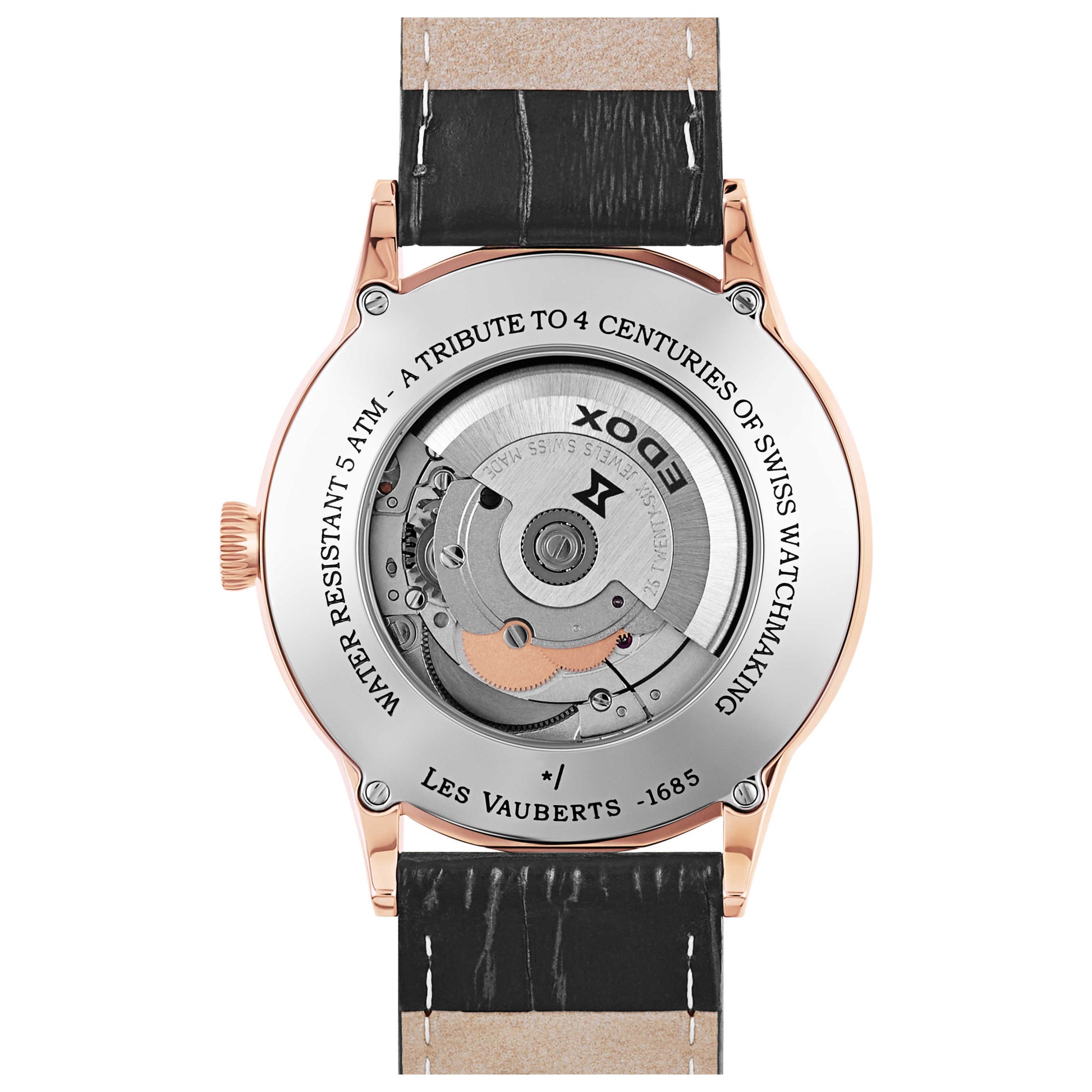 Edox Men's Automatic Watch 83007-37R-AR - Image #2