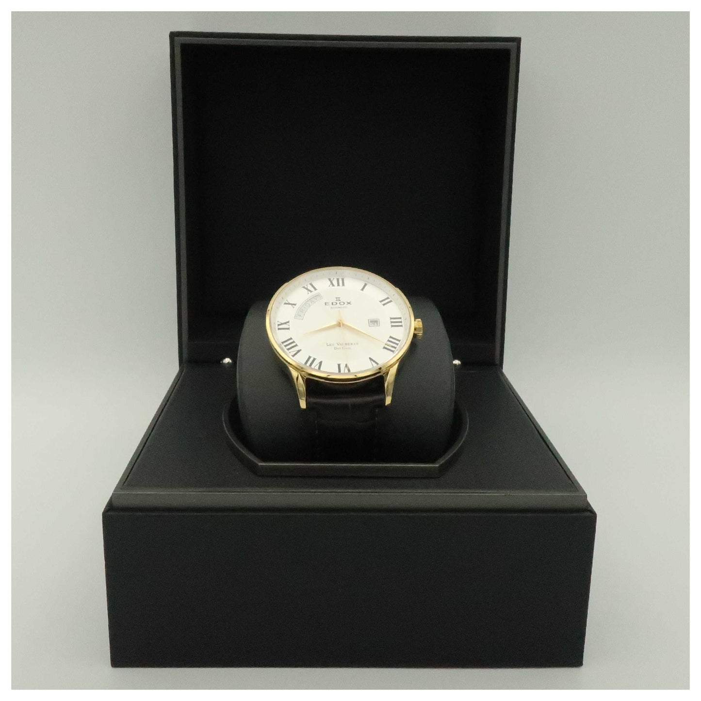 Edox Les Vauberts Men's Automatic Watch 83010-37J-AR-SDV - Image #6