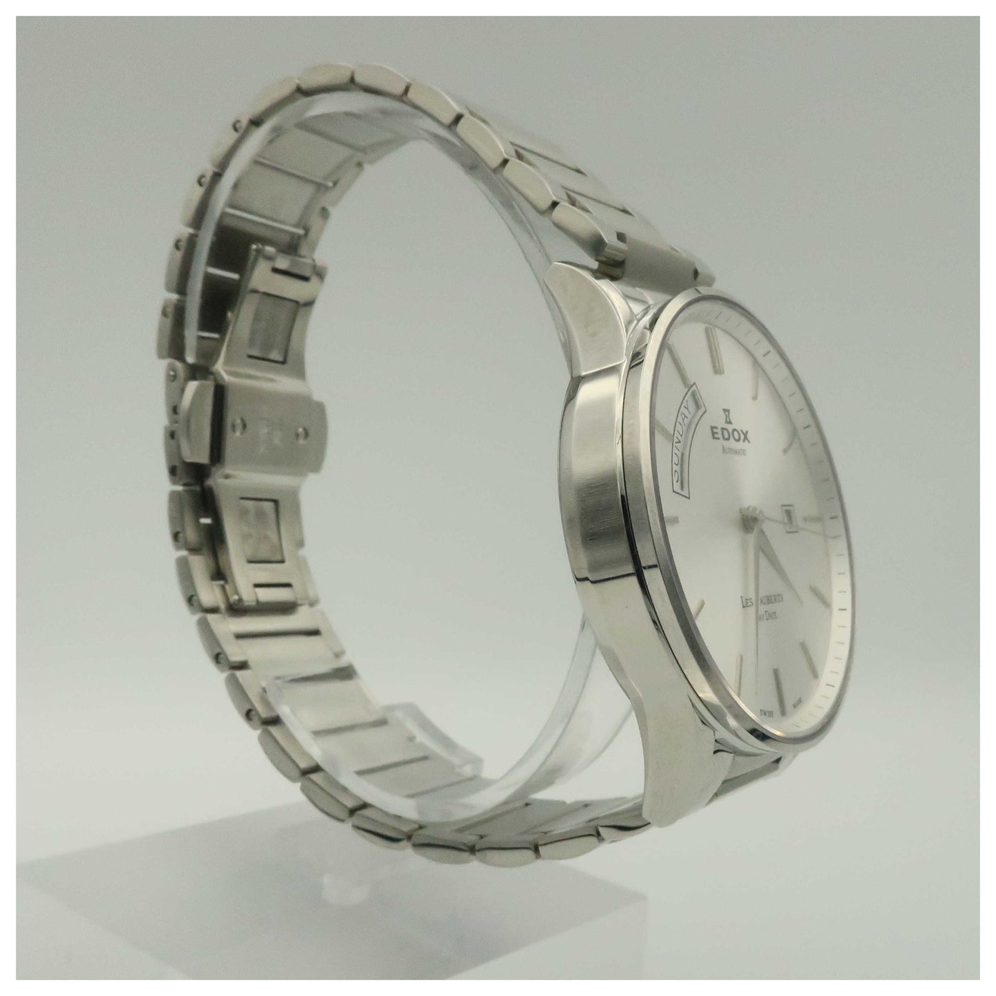 Edox Les Vauberts Men's Automatic Watch 83011-3B-AIN-SDV - Image #3