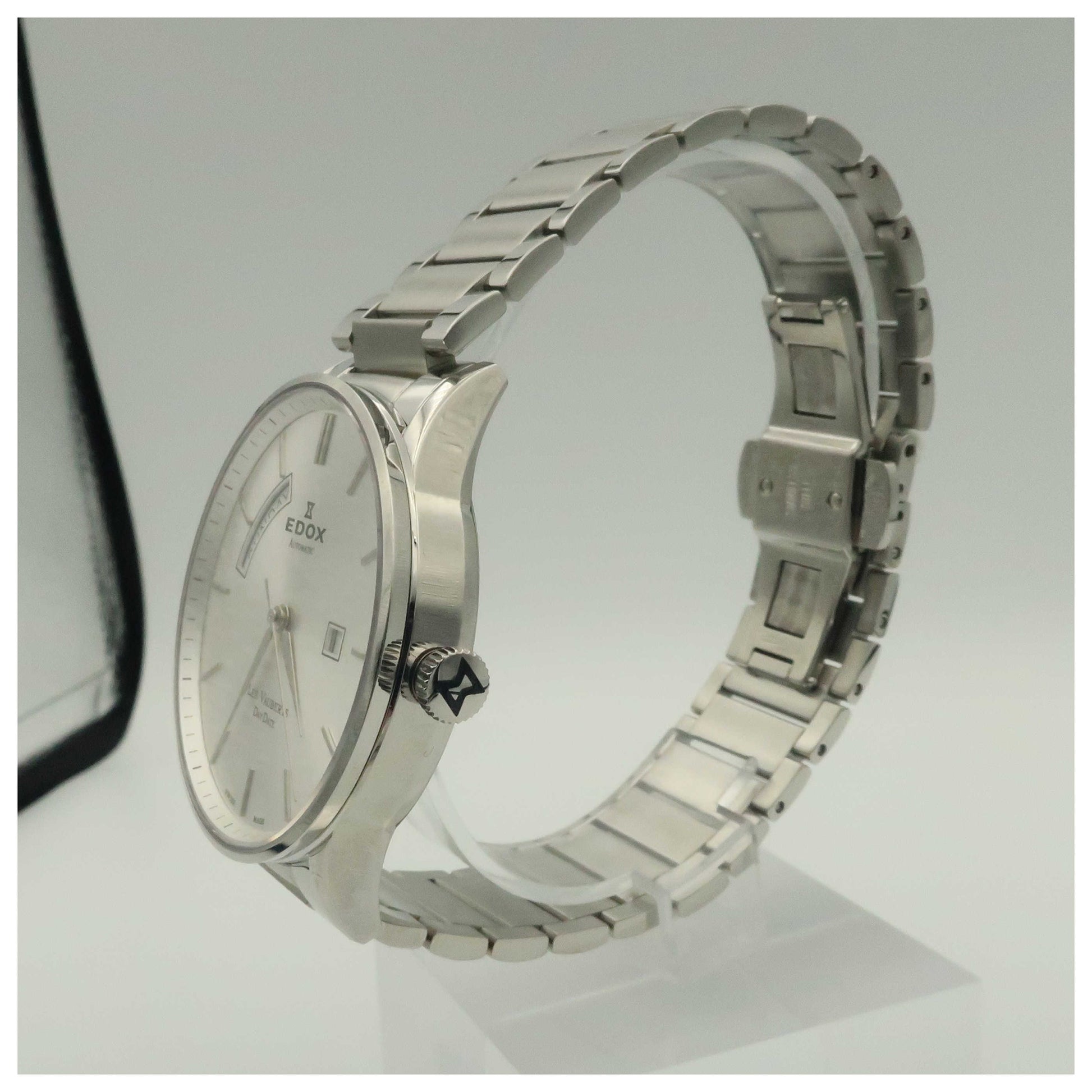Edox Les Vauberts Men's Automatic Watch 83011-3B-AIN-SDV - Image #4