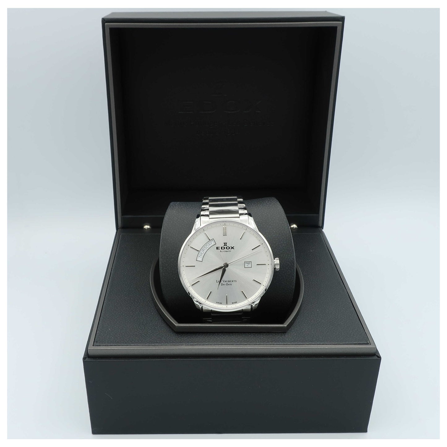 Edox Men's Automatic Watch 83011-3B-AIN-SD - Image #6