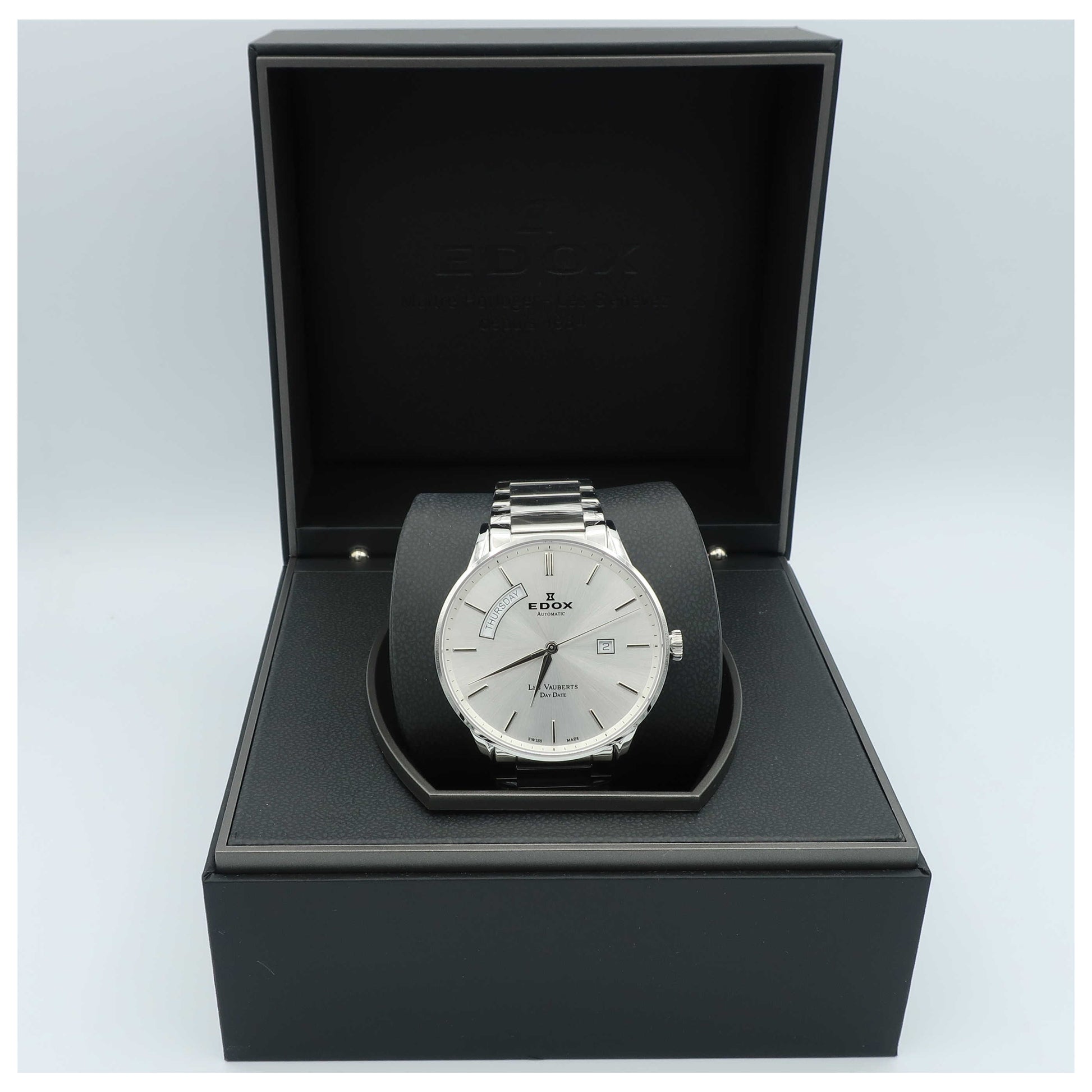 Edox Men's Automatic Watch 83011-3B-AIN-SD - Image #6