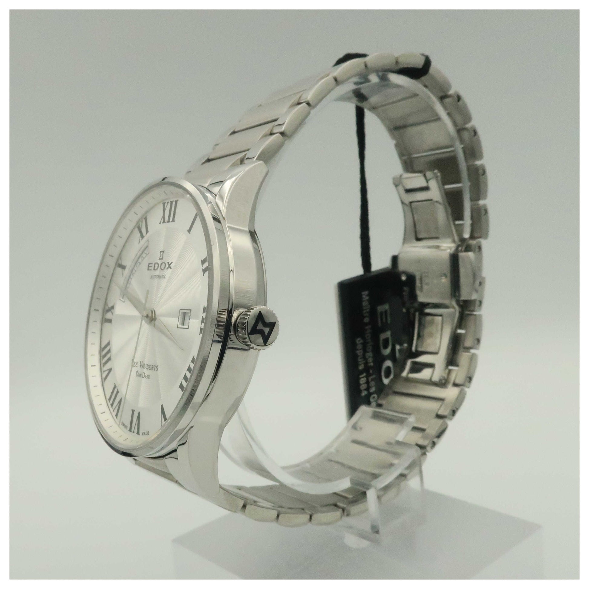 Edox Les Vauberts Men's Automatic Watch 83011-3B-AR-SDV - Image #4