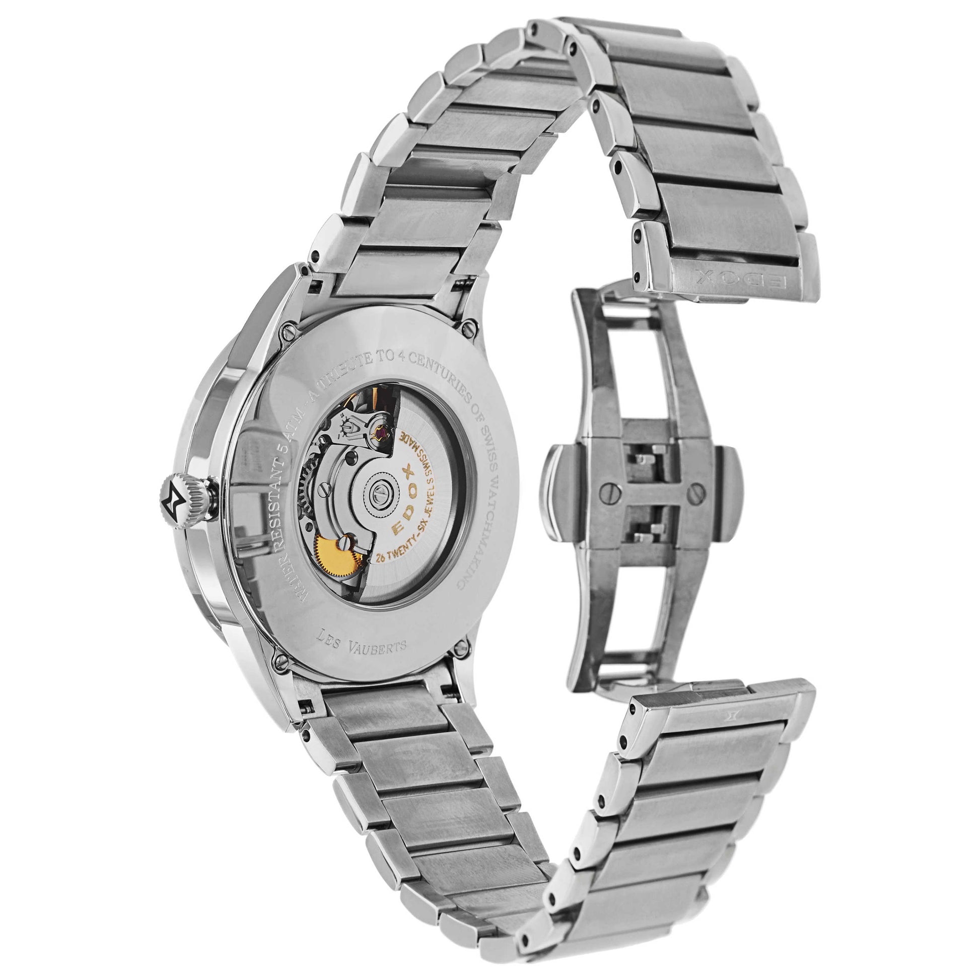 Edox Les Vauberts Men's Automatic Watch 83011-3B-AR - Image #2