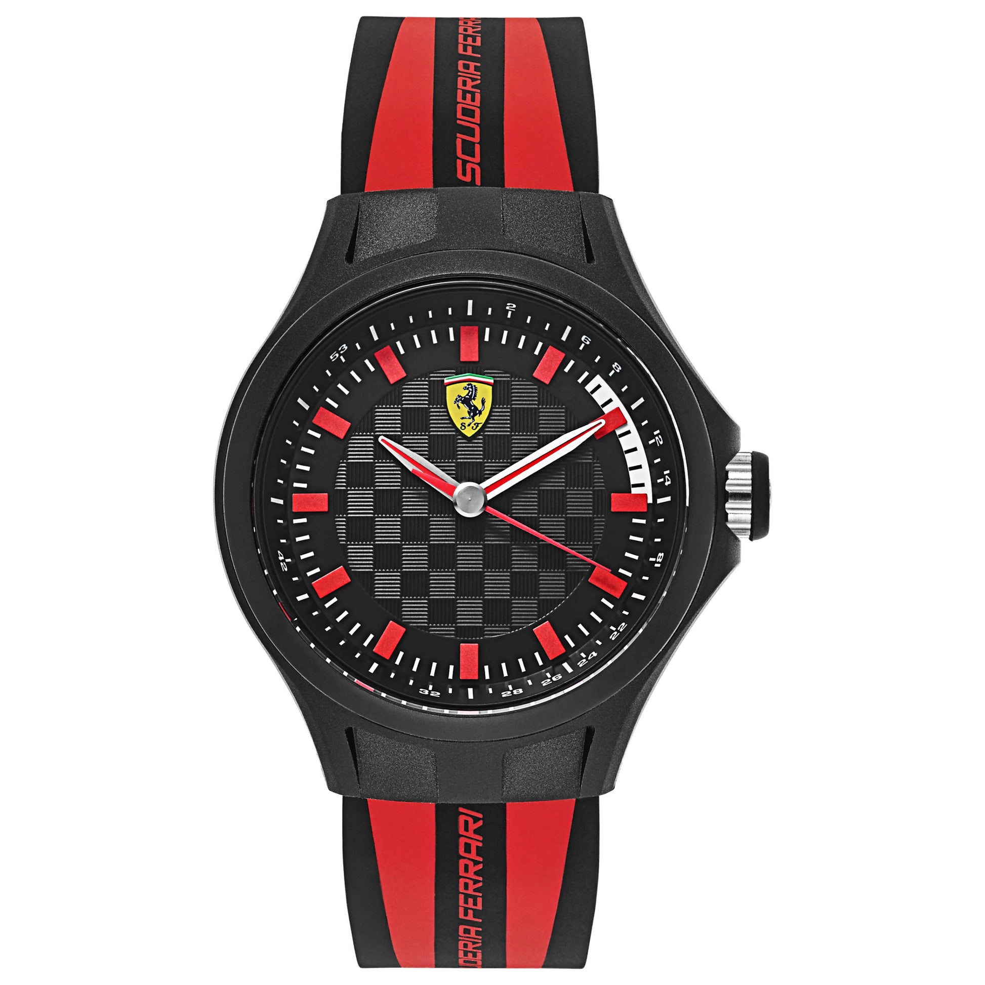 Front view of Ferrari Pit Crew Men's Japanese Quartz (Battery-Powered) Watch 830172