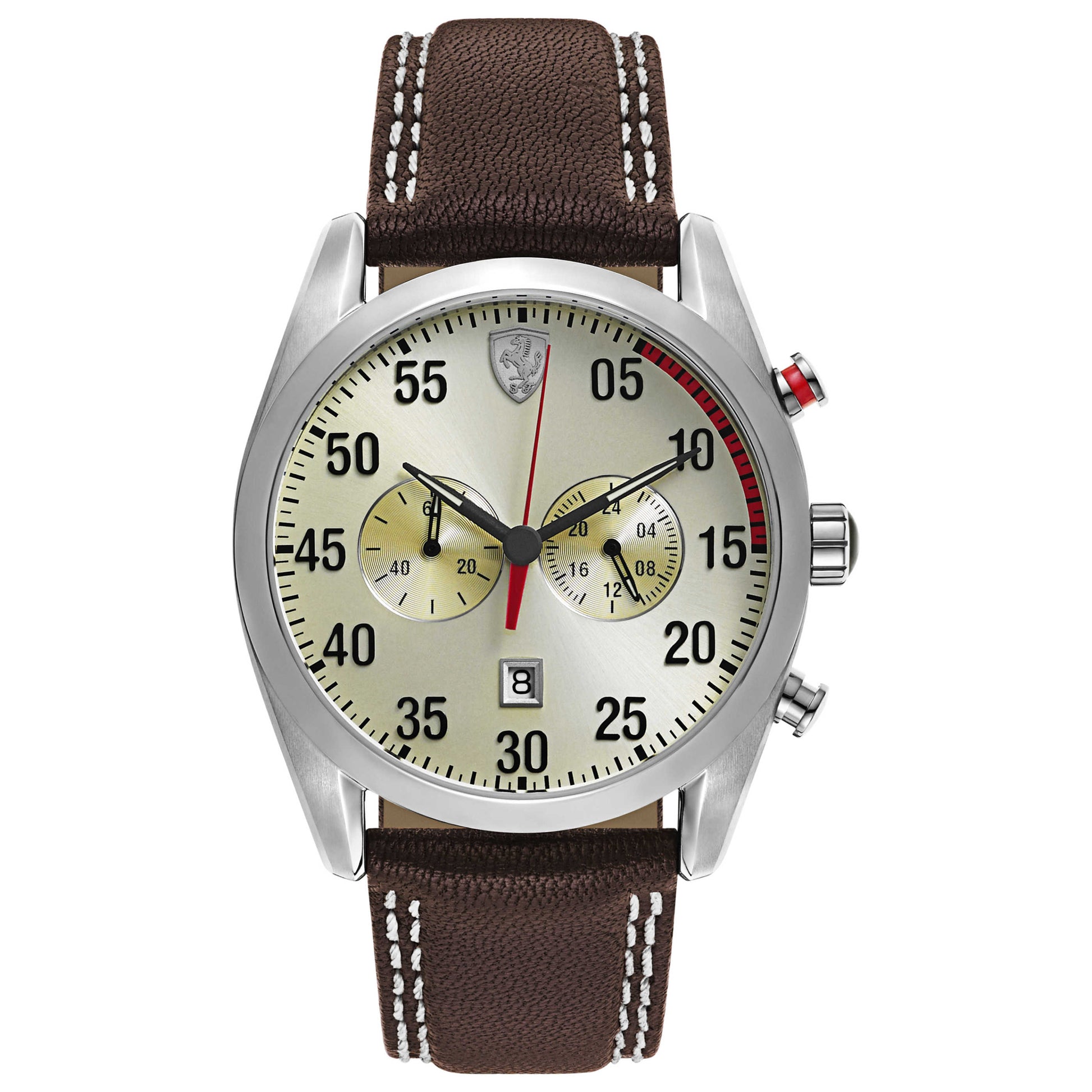 Front view of Ferrari D50 Men's Japanese Quartz (Battery-Powered) Watch 830174