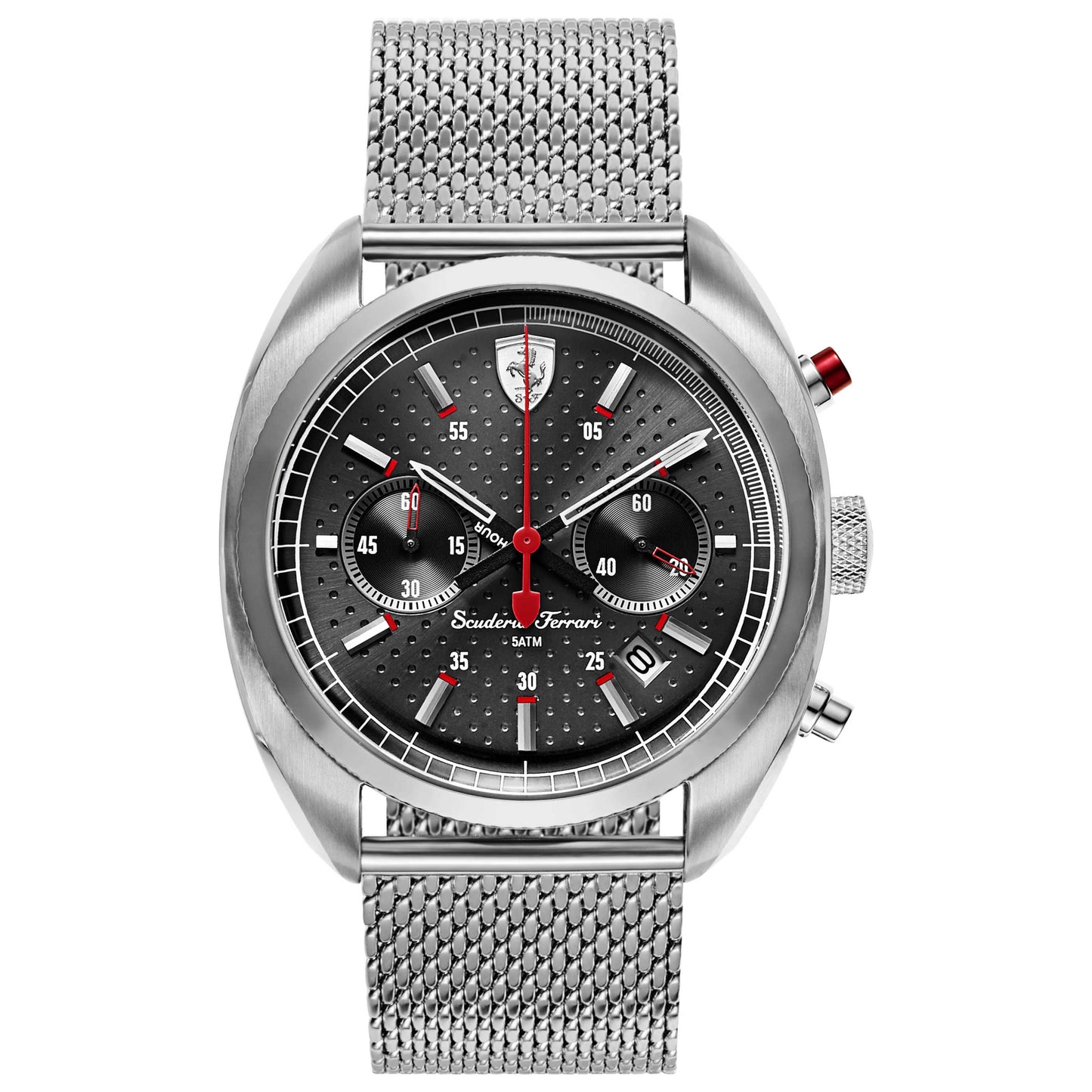 Front view of Ferrari Formula Sportiva Men's Japanese Quartz (Battery-Powered) Watch 830214