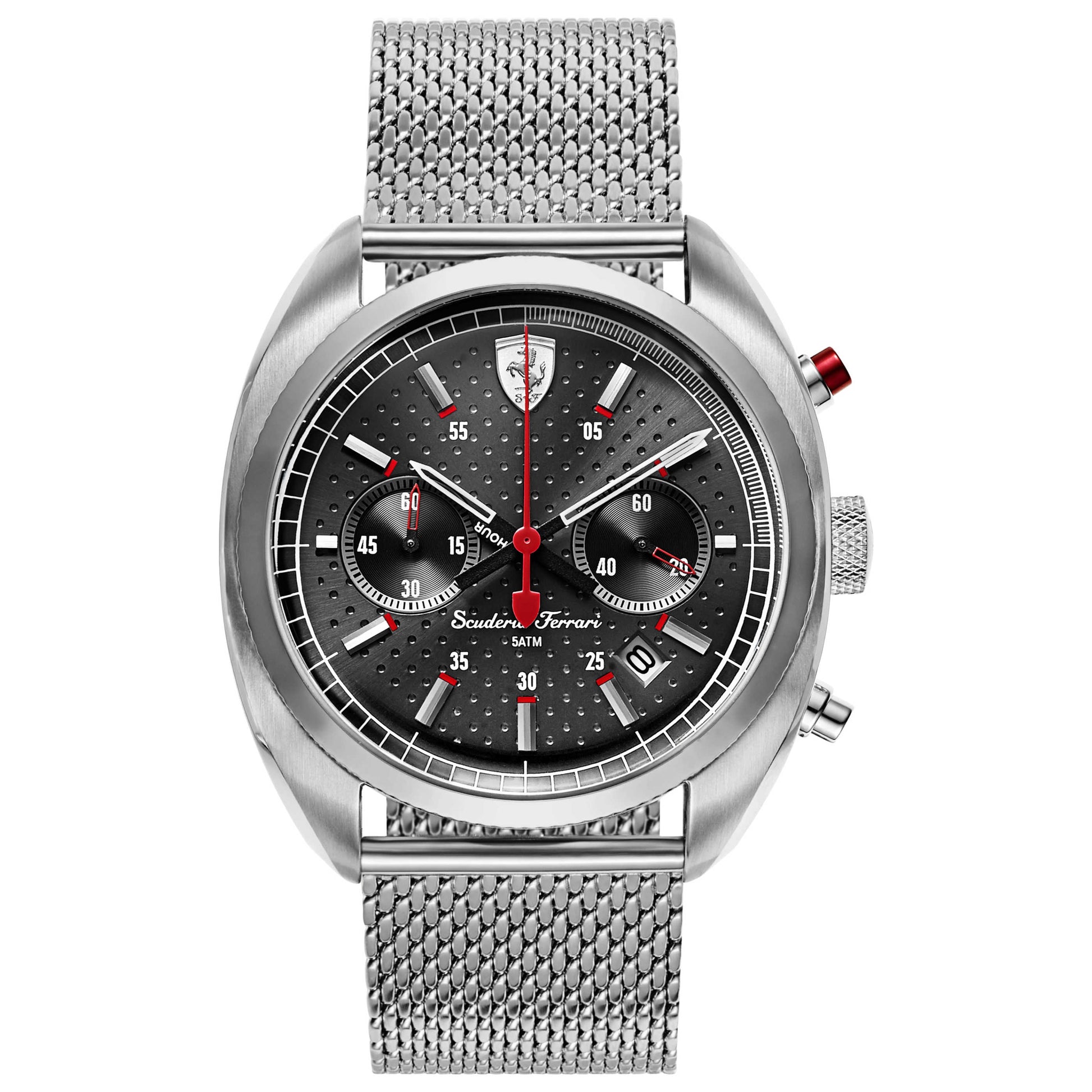 Front view of Ferrari Formula Sportiva Men's Japanese Quartz (Battery-Powered) Watch 830214