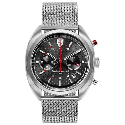 Front view of Ferrari Formula Sportiva Men's Japanese Quartz (Battery-Powered) Watch 830214