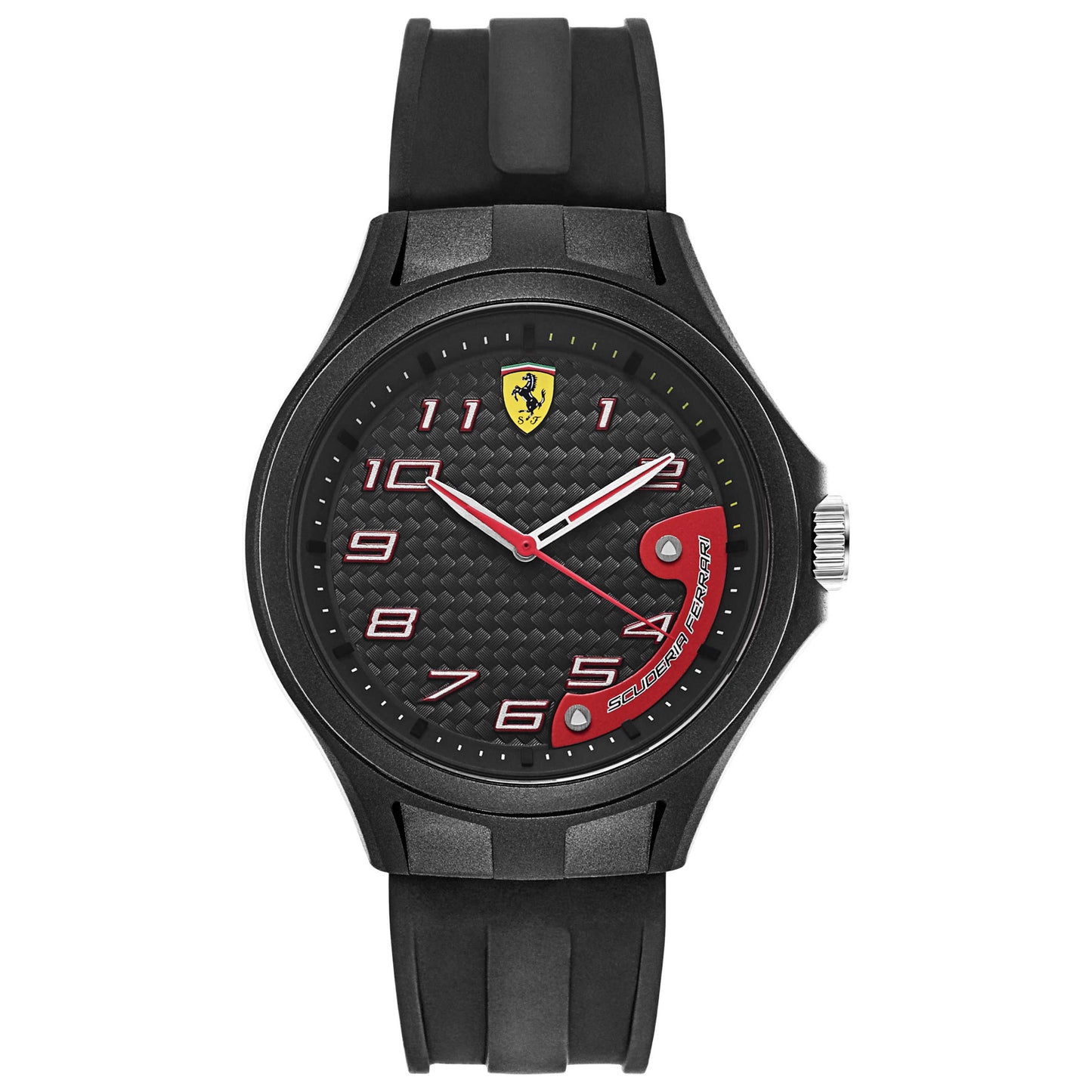 Front view of Ferrari Lap Time Men's Japanese Quartz (Battery-Powered) Watch 830288