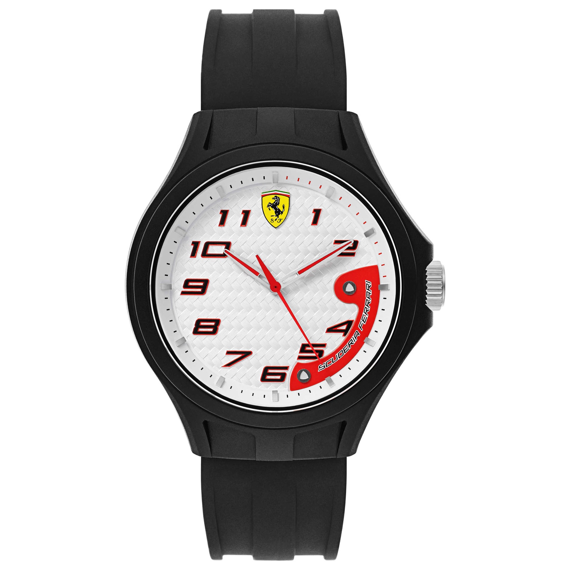 Front view of Ferrari Lap Time Men's Japanese Quartz (Battery-Powered) Watch 830289