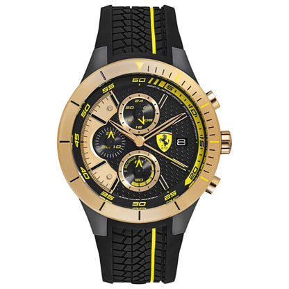 Front view of Ferrari Red Rev Men's Japanese Quartz (Battery-Powered) Watch 830295